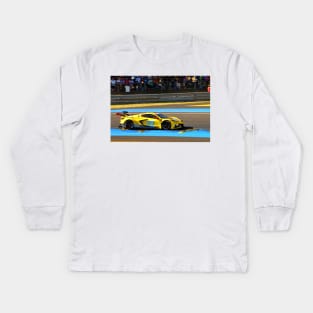 Chevrolet Corvette C8.R 24 Hours of Le Mans 2022 Kids Long Sleeve T-Shirt